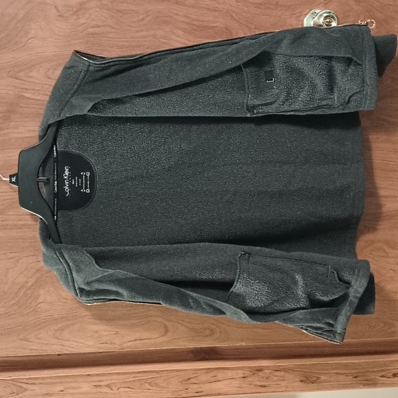 Calvin Klein Performance Athletic Walking Running Zip Gray Womens Jacket Small - Picture 7 of 7